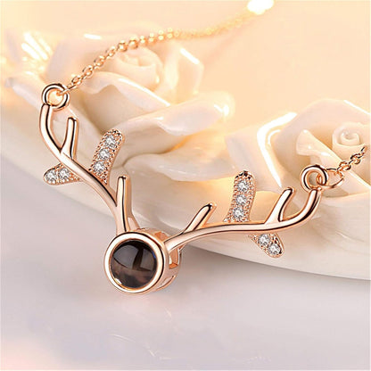 I love You Projection Necklace 100 Languages