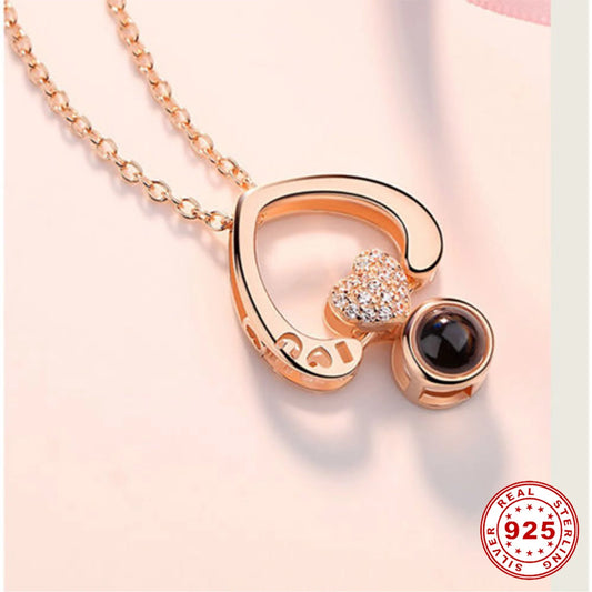 I love You Projection Necklace 100 Languages