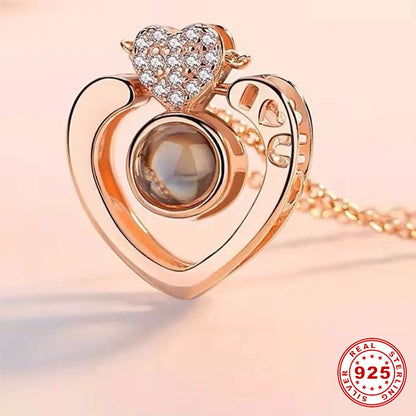 I love You Projection Necklace 100 Languages