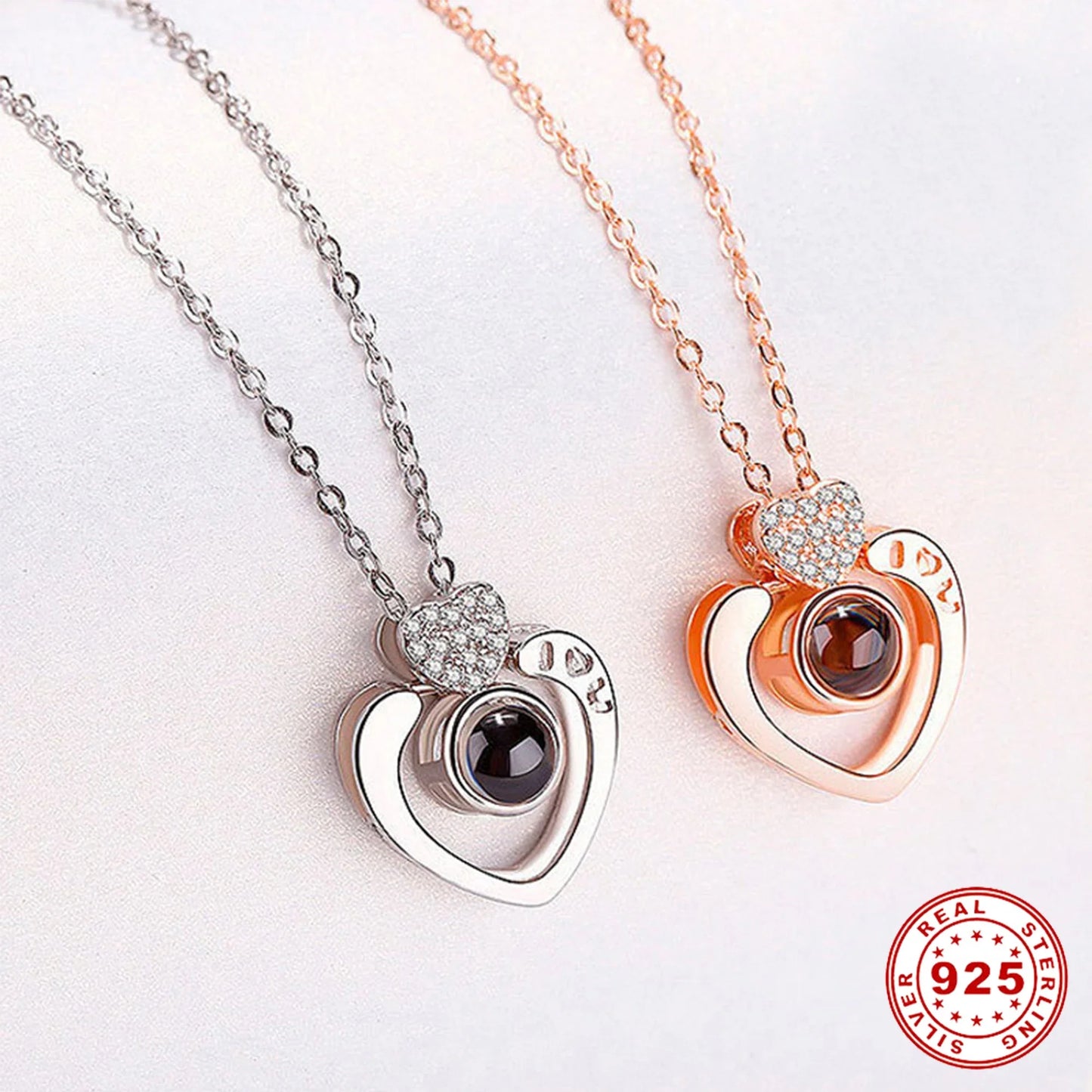 I love You Projection Necklace 100 Languages