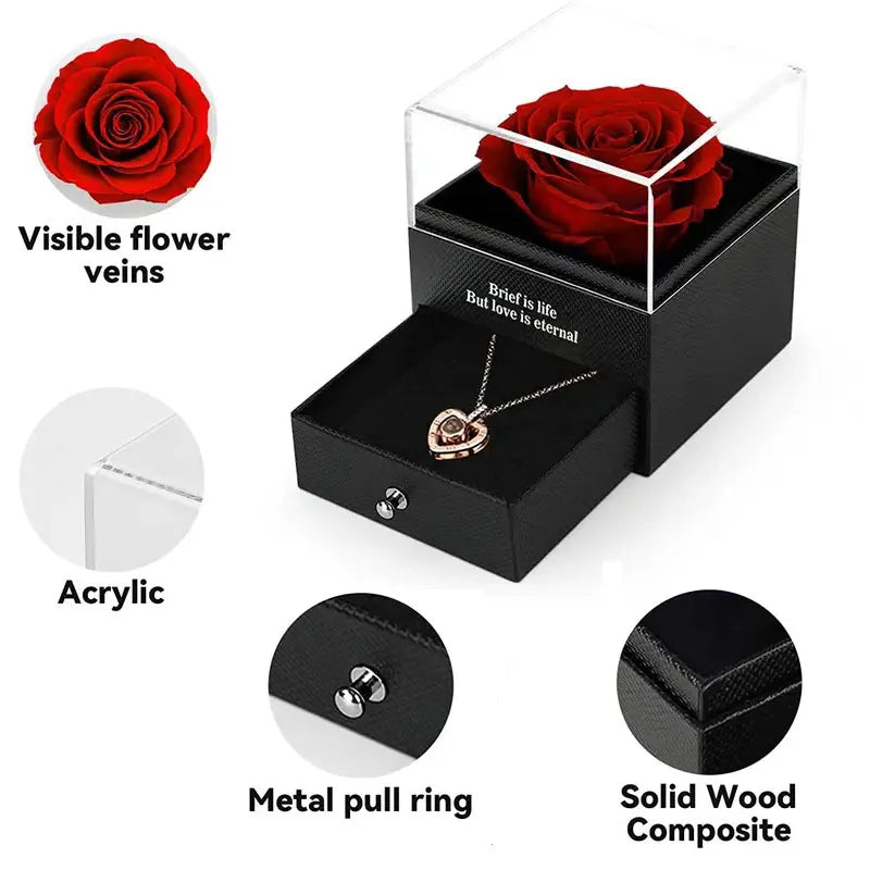 I love You heart Necklace 100 Languages