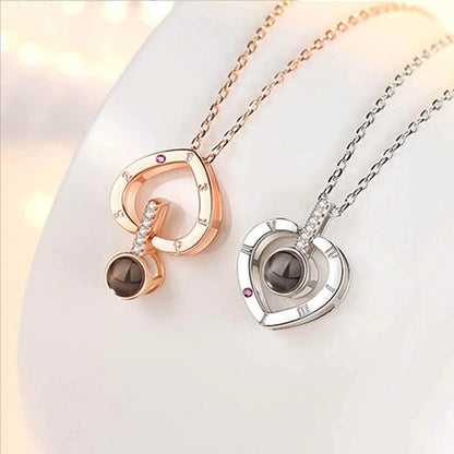 I love You heart Necklace 100 Languages